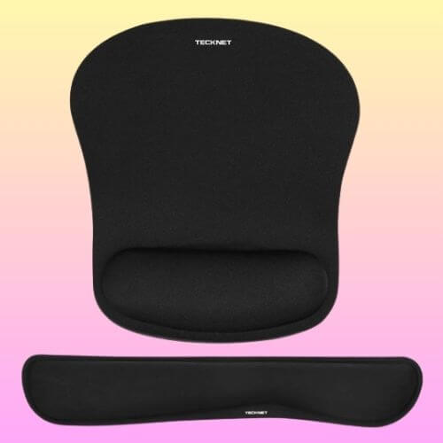 TECKNET Keyboard Wrist Rest and Mouse Pad