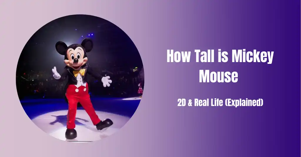 how tall is mickey mouse