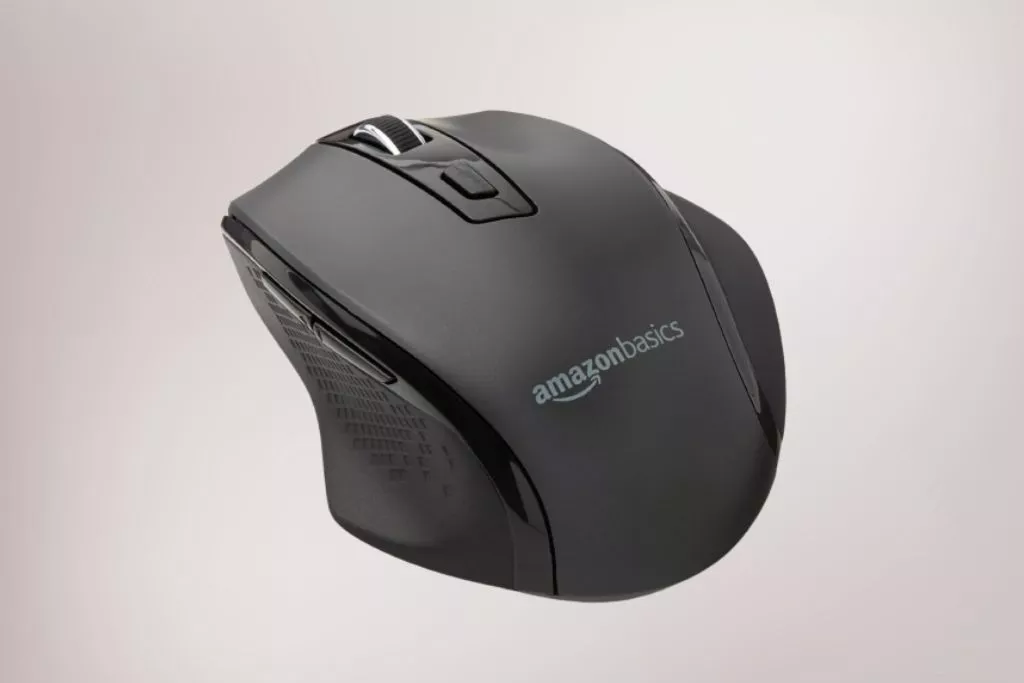 Amazon Basics Ergonomic Wireless PC Mouse