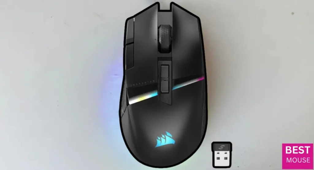 6. Corsair Darkstar RGB Wireless Gaming Mouse For Mmo